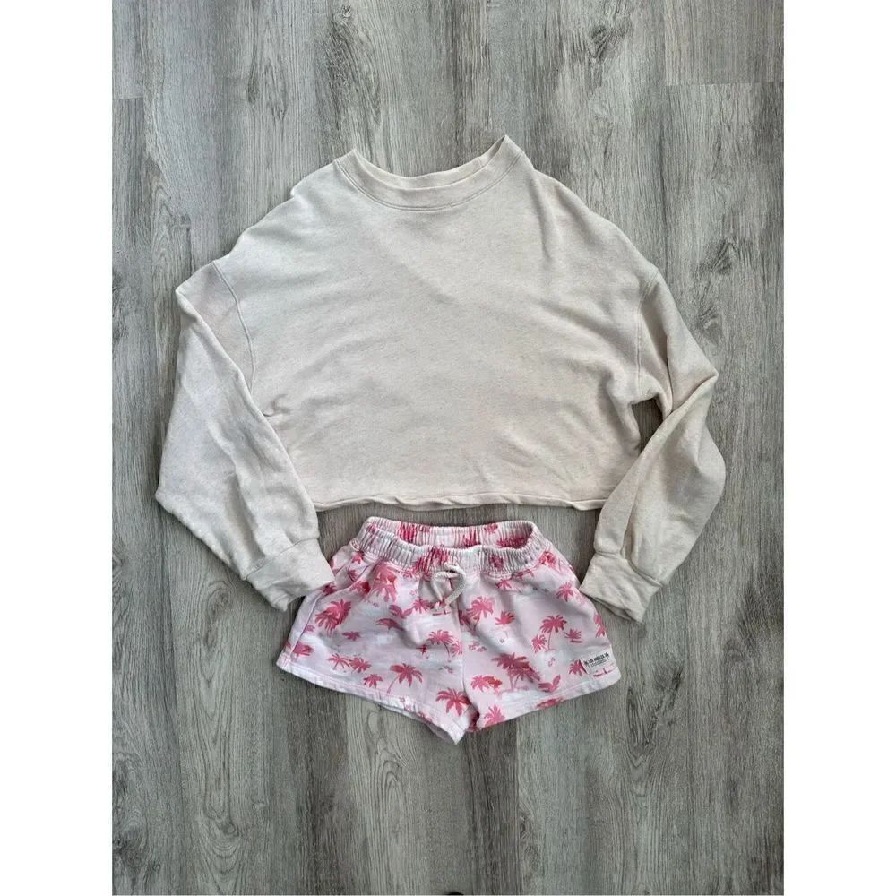 ZARA 11-12 Girls Sweatshirt and Short Bundle